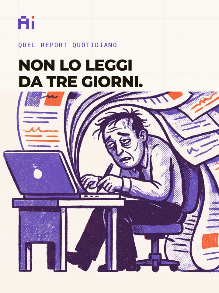 Il report dei tre giorni, scheda 1 di 8