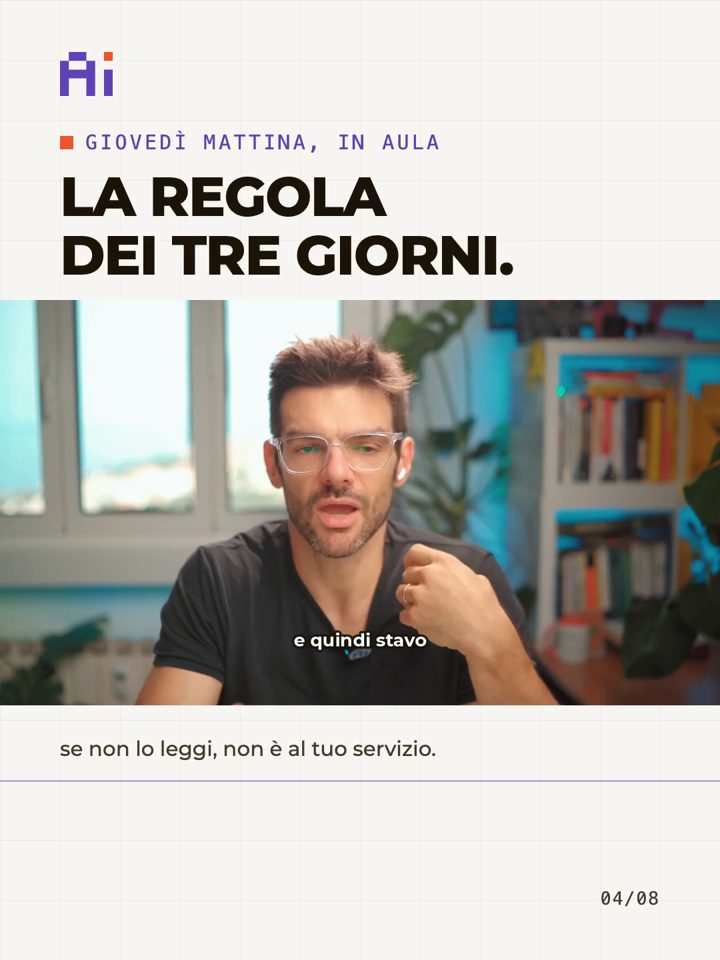 Il report dei tre giorni, scheda 4 di 8