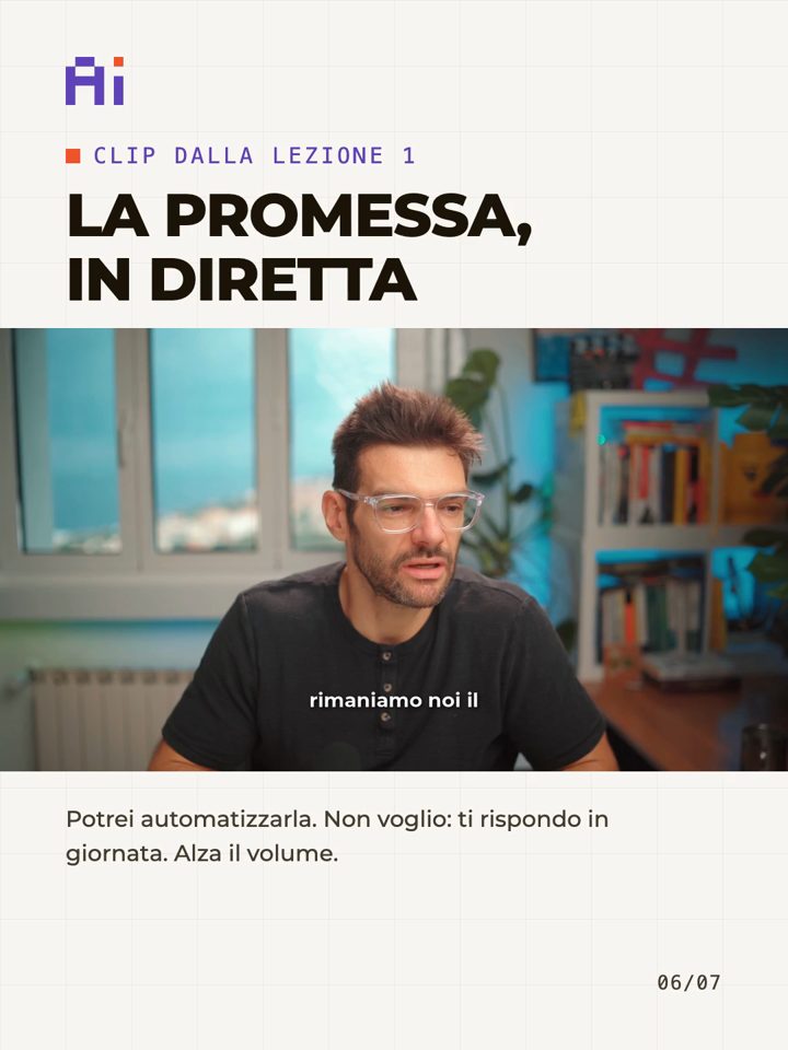La risposta che non si automatizza, scheda 6 di 7